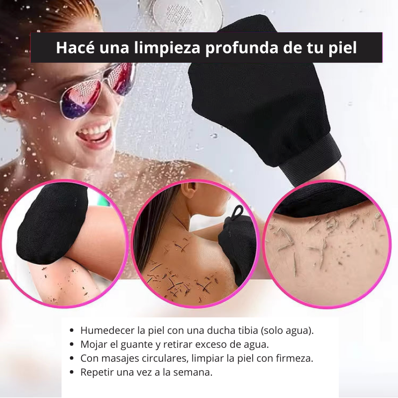 GUANTE COREANO 🇰🇷 DE EXFOLIACIÓN PROFUNDA