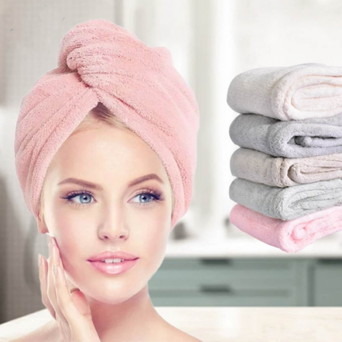 TURBANTE TOALLA COFIA SECADO RAPIDO
